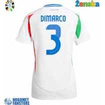 Italija Federico Dimarco #3 Gostujuci Dres za Ženska EP 2024 Kratak Rukav